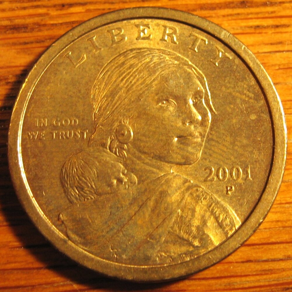 2001 P Sacagawea 1 DOLLAR COIN